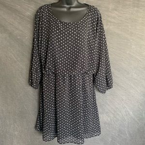 Black and white dress